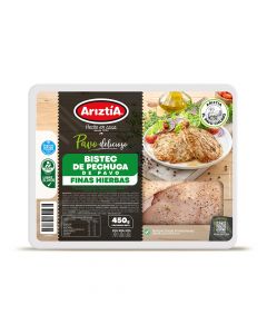 BISTEC PAVO FINAS HIERBAS 450GR