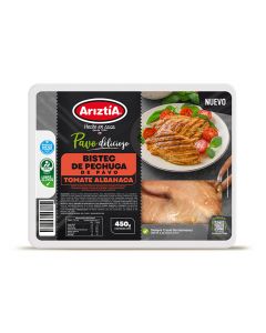 Bistec de Pechuga de Pavo Tomate Albahaca 450 gr