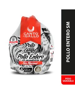 Pollo Entero sin Menudencias 1,9 kg aprox
