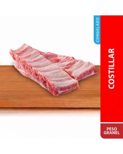Caja de Costillar repasado de Cerdo Congelado 5 kg aprox