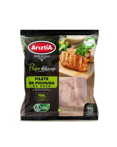 Filetes de pechuga de pavo IQF 700 gr