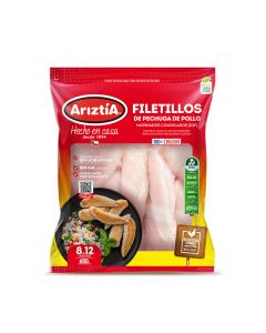  Filetillos de pollo IQF 650 gr