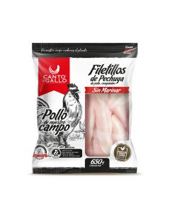 Filetillo de pollo IQF 650 gr