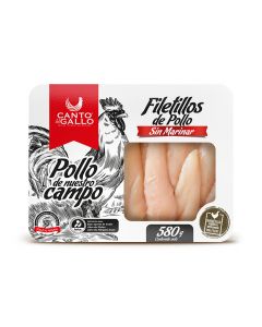 Filetillos de Pollo 580 gr aprox