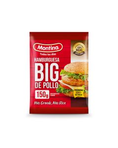 Caja de Hamburguesas BIG de Pollo 150 gr (16 Unidades)