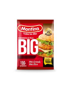 Caja de Hamburguesas BIG de Pollo 150 gr (16 Unidades)
