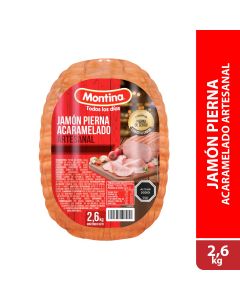 Jamón Pierna Acaramelado Artesanal Montina 2,6 Kg