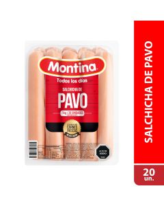 Salchicha de Pavo 20 unidades, 1 kg
