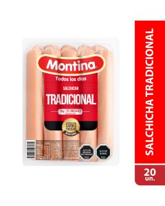 Salchicha Tradicional 20 unidades, 1 kg
