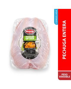 Pechuga Entera de Pavo 2,4 kg aprox con hueso y con piel.