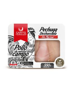 Pechuga Deshuesada de Pollo 550 gr aprox