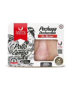 Pechuga Deshuesada de Pollo 550 gr aprox
