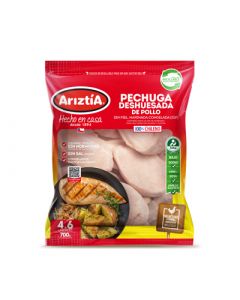 Pechuga de pollo Deshuesada IQF 700 gr