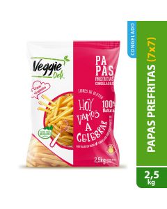Papas Pre Fritas Congeladas 7x7 2,5 kg