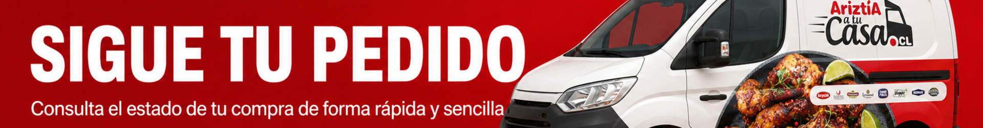 Seguimiento de pedido Ariztía a tu Casa
